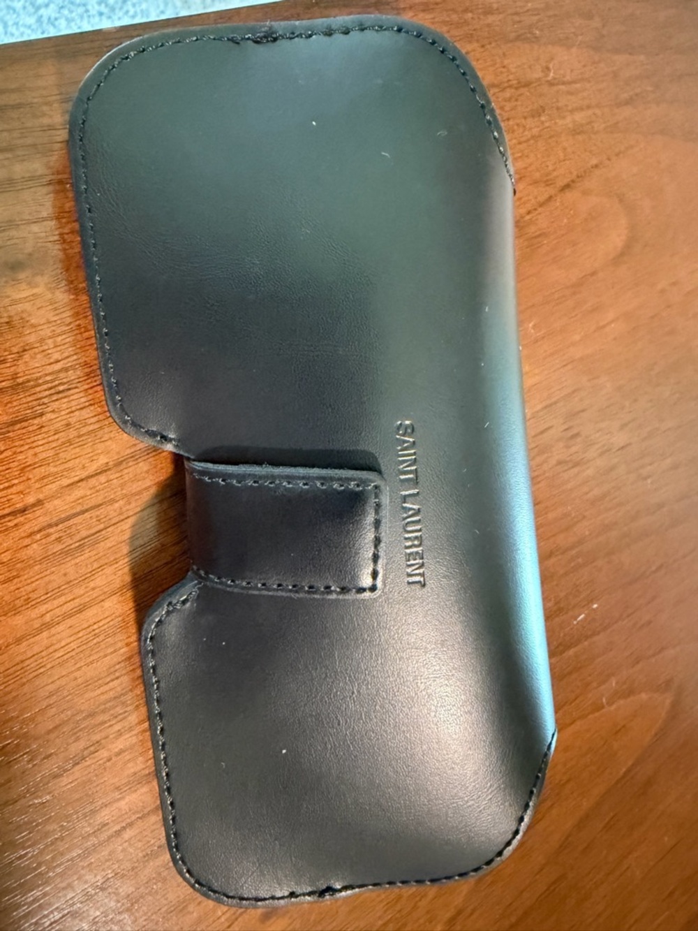 Saint Laurent Black Round Acetate Sunglasses - Picture 6 of 10